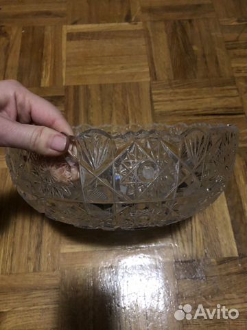 Ваза хрусталь