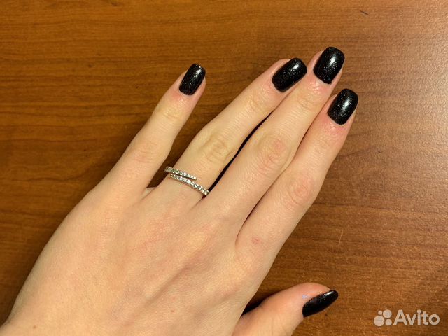 Кольцо серебряное пандора с фианитами