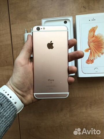 iPhone 6s Plus 64GB как новый розовый