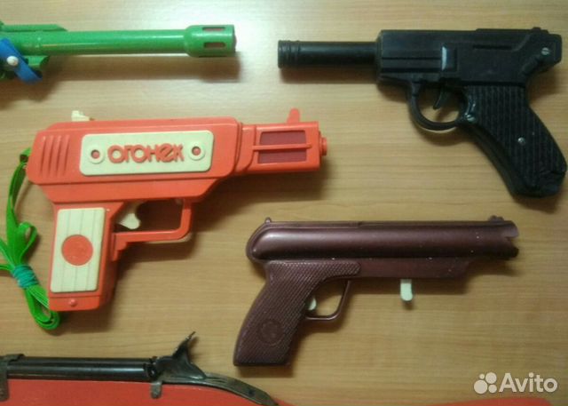 Игрушки СССР автомат, ружья, пистолеты