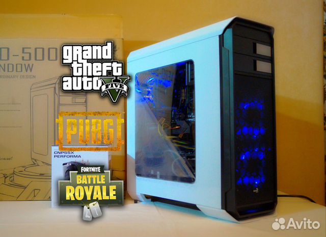 Игровой комп - Core i3 6100 / 8Gb DDR4 / RX460