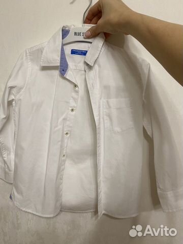 Белая рубашка детская размер 122-128 Белая рубашка детская размер 122-128