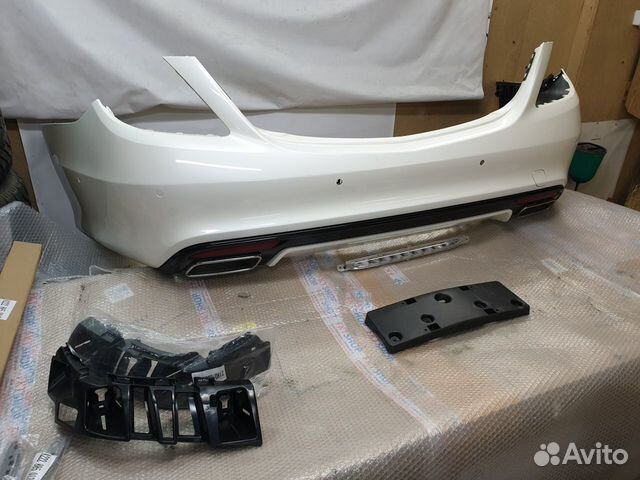 Бампер задний Mercedes W222 A222 AMG 2014 -2017