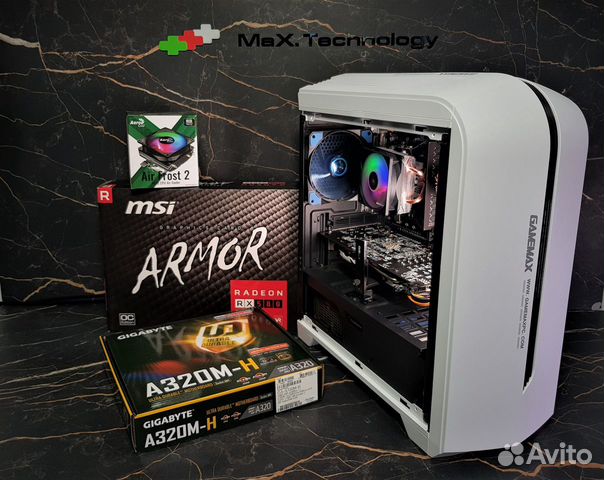 Игровой пк AMD Ryzen 5 1600+ AMD Radeon RX 580 8GB Игровой пк AMD Ryzen 5 1600+ AMD Radeon RX 580 8GB