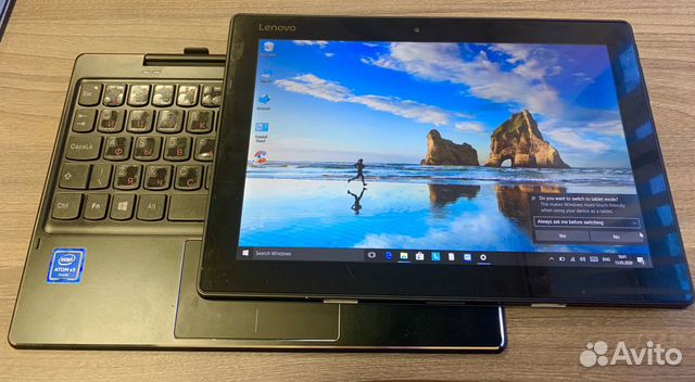 Lenovo Ideapad miix 310-10NCR с сенсорным экраном