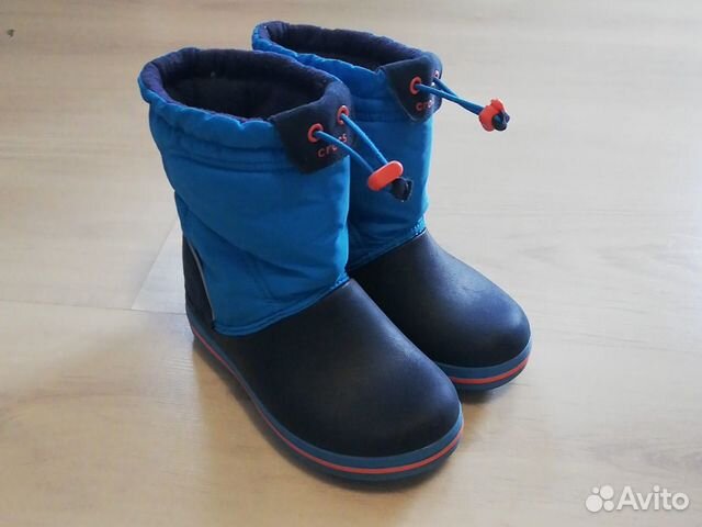Crocs демисезонные детские сапоги