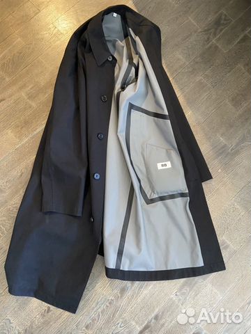 Плащ тренч Uniqlo U новый черный Плащ тренч Uniqlo U новый черный
