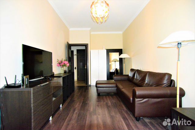 

1-к. квартира, 46 м², 2 кровати