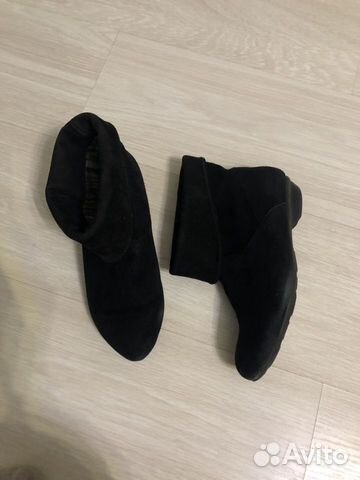 Полусапожки замша деми