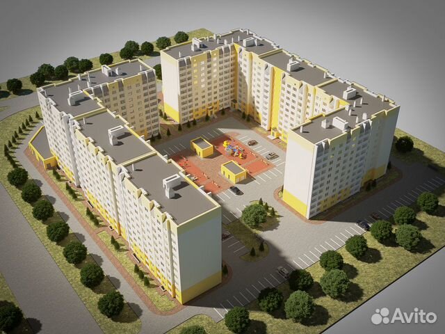 2-к квартира, 57.7 м², 9/10 эт.