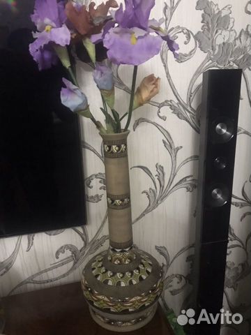 Вазы настольные, керамика, ручная работа