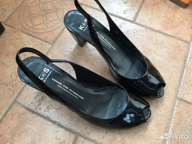 Открытые лаковые туфли Kennel Schmenger