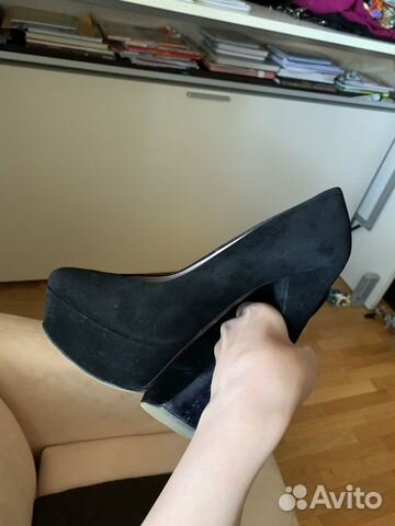 Замшевые туфли Miu Miu