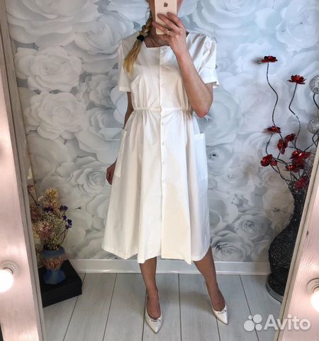 Хлопковое платье новое 42-46 Хлопковое платье новое 42-46