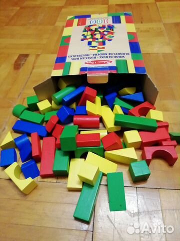 Деревянный конструктор, 100 дет., Melissa & Doug