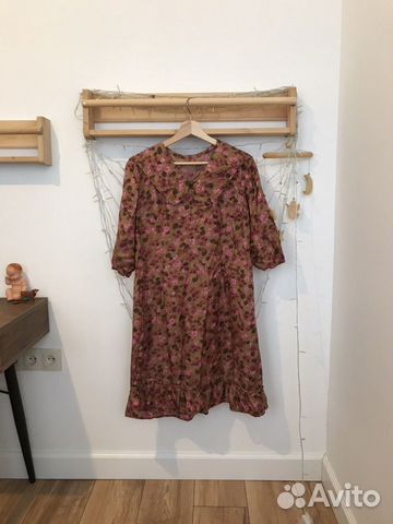 Винтажное платье в цветочек Винтажное платье в цветочек