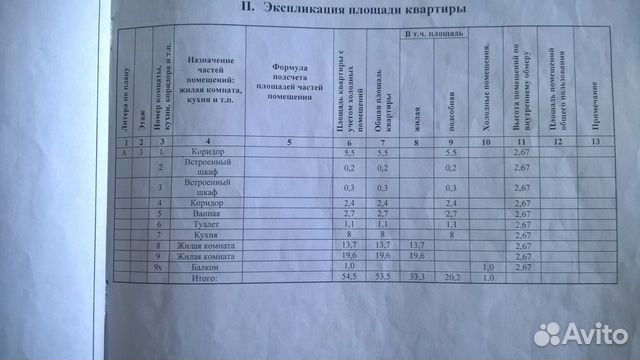 2-к квартира, 53.3 м², 3/9 эт. 2-к квартира, 53.3 м², 3/9 эт.