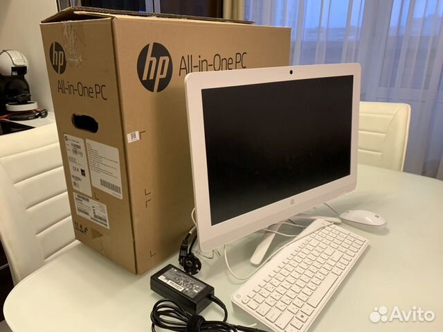 Моноблок HP 22-b062ur белый