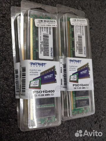 Оперативная память 1 гб 1 шт. PSD1G DDR1 NEW Оперативная память 1 гб 1 шт. PSD1G DDR1 NEW