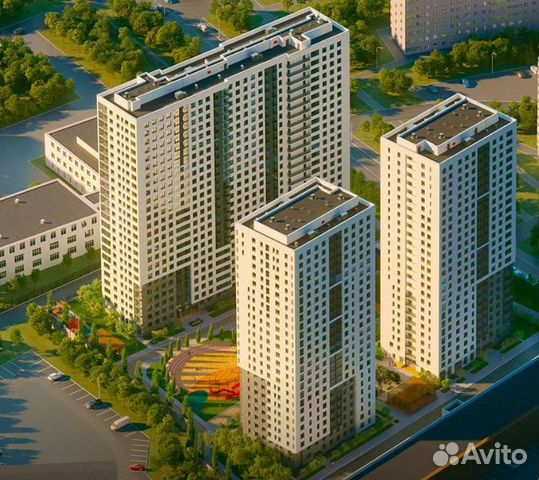 1-к квартира, 40.6 м², 25/25 эт. 1-к квартира, 40.6 м², 25/25 эт.