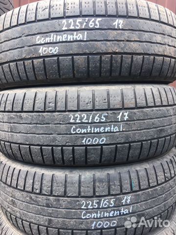 Шины б/у 225/65R17 Continental Шины б/у 225/65R17 Continental