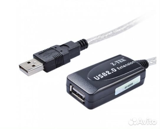 Кабель удлинитель активный USB 2.0 - 10 метров Кабель удлинитель активный USB 2.0 - 10 метров