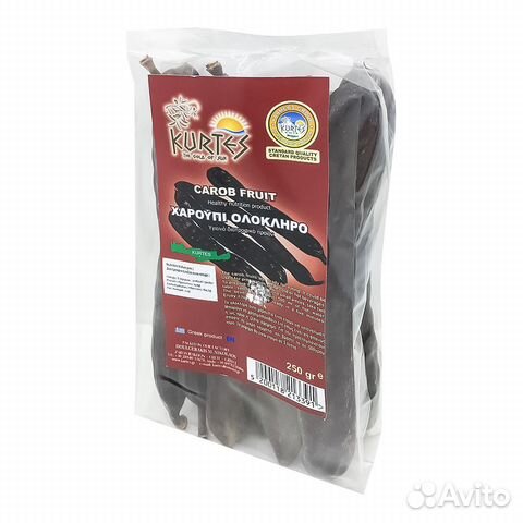 Кэроб (плоды рожкового дерева целые) Kurtes Ку Кэроб (плоды рожкового дерева целые) Kurtes Ку