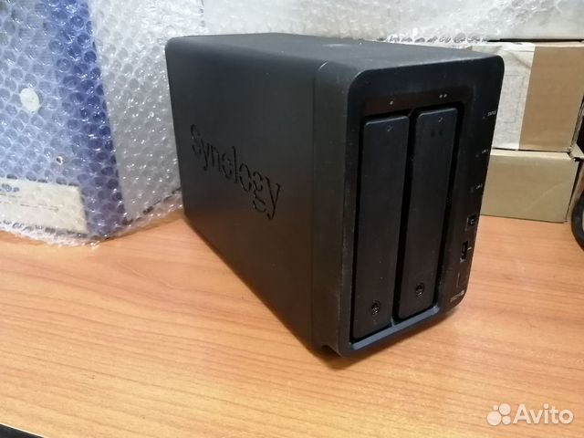 Сетевое хранилище NAS Synology DS214+, 2 диска Сетевое хранилище NAS Synology DS214+, 2 диска