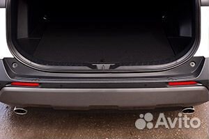 Накладка на задний бампер Toyota Rav4 2019-2020