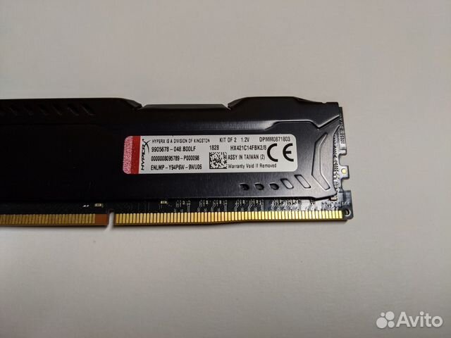 8Gb (2x4) DDR4 оперативная память Kingston HyperX 8Gb (2x4) DDR4 оперативная память Kingston HyperX