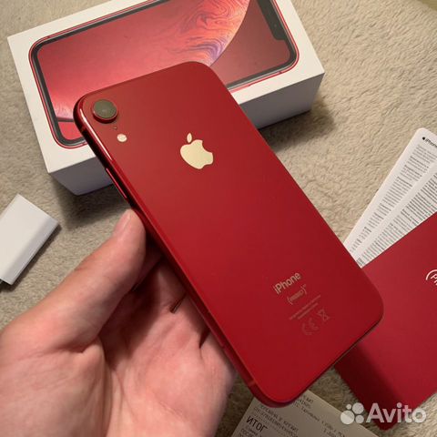 iPhone XR 64gb red (на гарантии)
