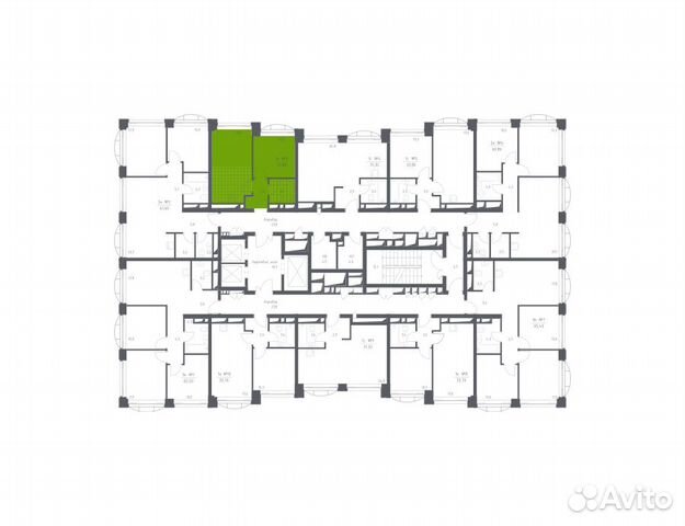 1-к квартира, 33.8 м², 6/24 эт. 1-к квартира, 33.8 м², 6/24 эт.