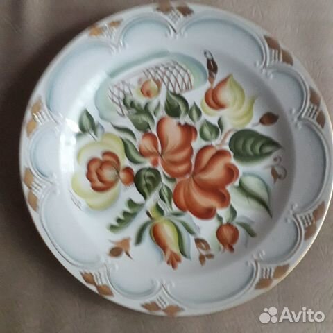 Блюдо диаметром 29 см, фарфор