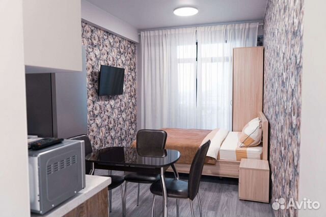 

Квартира-студия в апарт-отеле, 30 м², 2 кровати