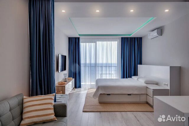 

Квартира-студия, 40 м², 2 кровати
