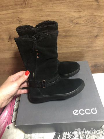 Сапоги зимние для девочки ecco