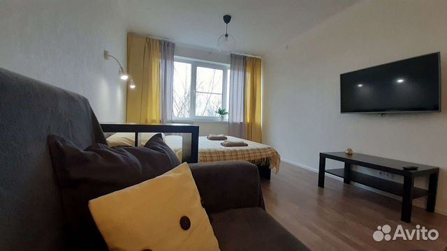 

1-к. квартира, 32 м², 2 кровати