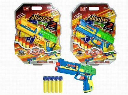 Бластер Super Gun с патронами