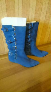 Сапоги замша весна/осень faithful