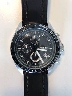 Часы Fossil кварцевые, силиконовый ремешок