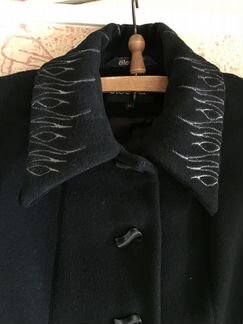 Пальто черное осень-весна