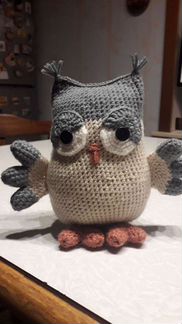 Совенок вязаная игрушка