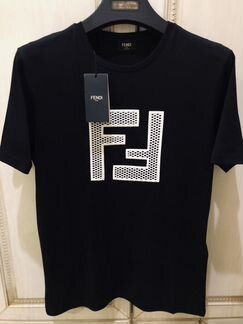 Fendi Футболка с логотипом FF Оригинал Италия