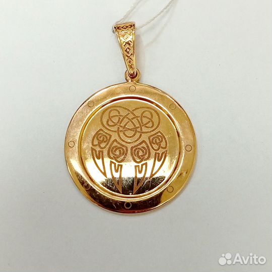 Золотая подвеска