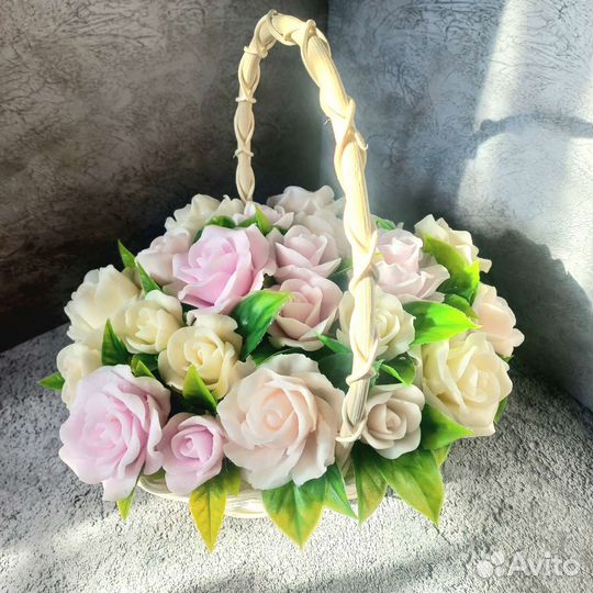 Букет цветов из мыла