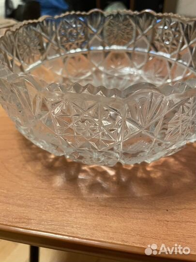Ваза хрустальная