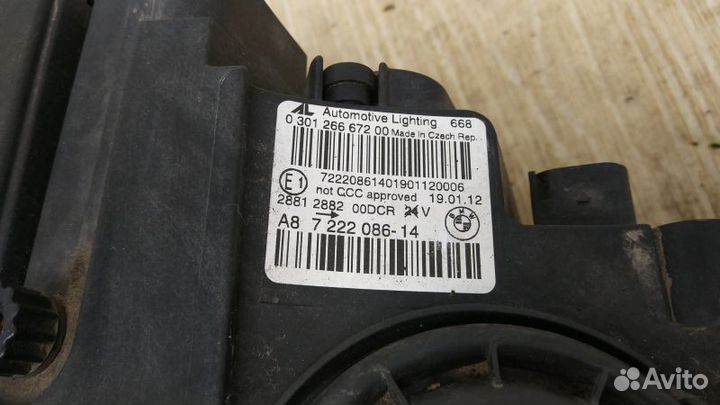 Фара правая BMW 6 / F06