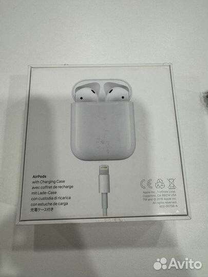 Наушники apple airpods 1 беспроводные