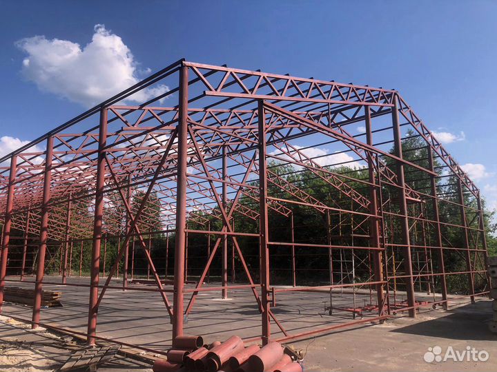 Ангар металлический