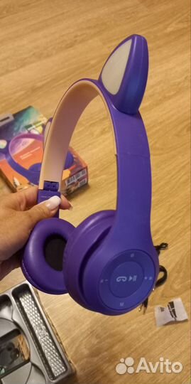 Блютуз наушники more choice HW24kids беспроводные